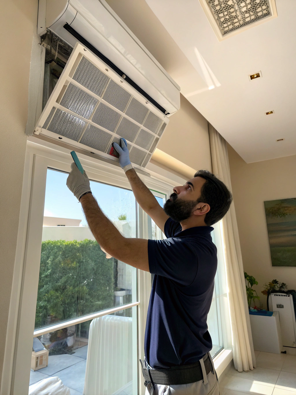 Cleaning and maintenance of air filtration systems